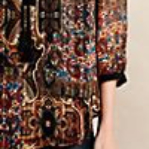 Anthropolgie Meadow Rue Marya Peasant Top XS - Picture 2 of 3